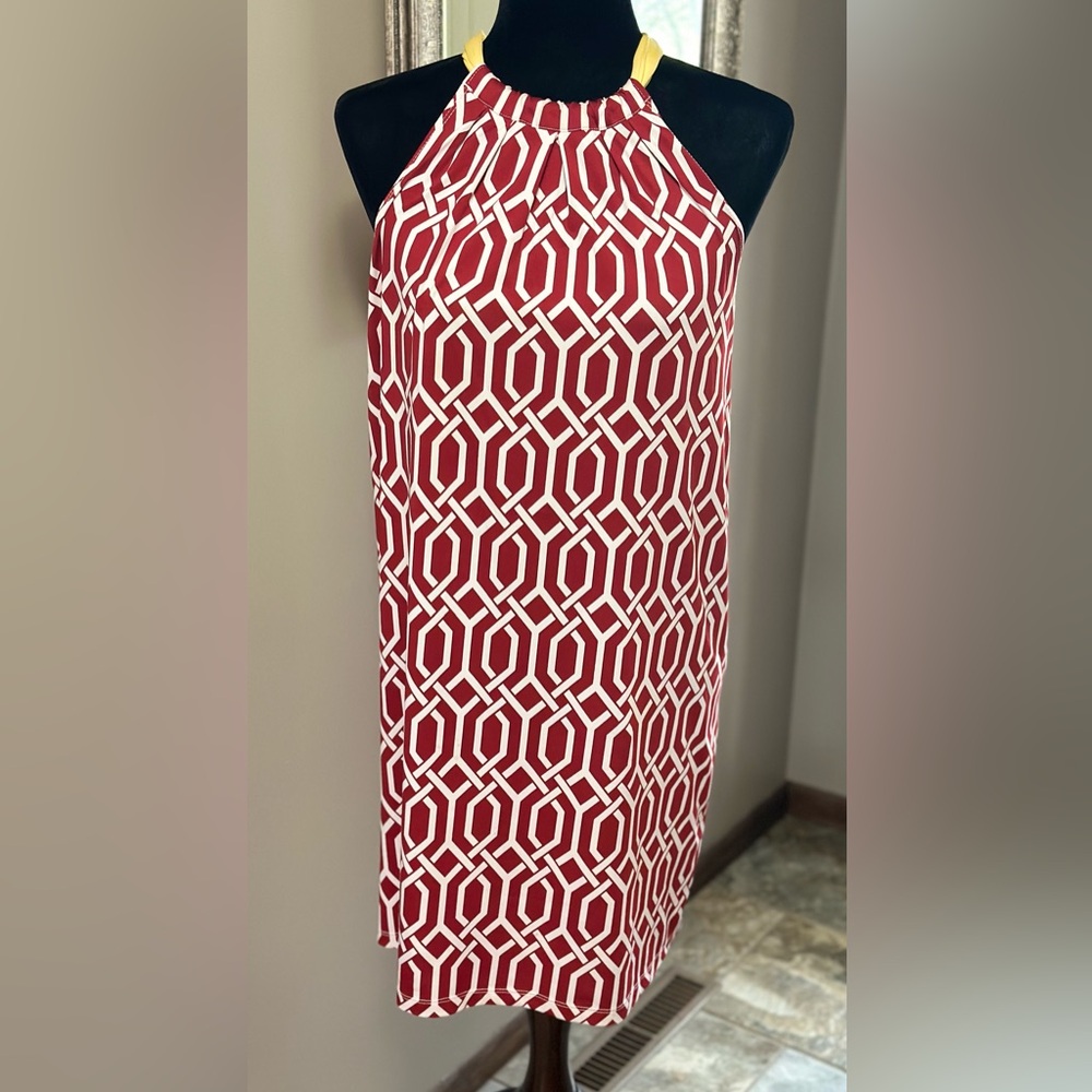 Game Day Dress - Red & Yellow
